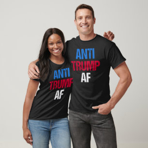 Camiseta Anti-Trump AF eu