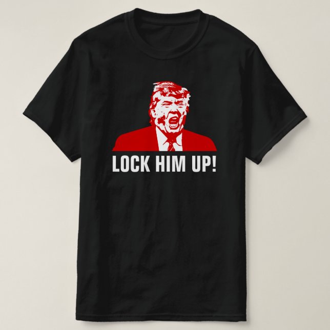 Camiseta Anti-Trump: "BLOQUEM-NO!" (Frente do Design)