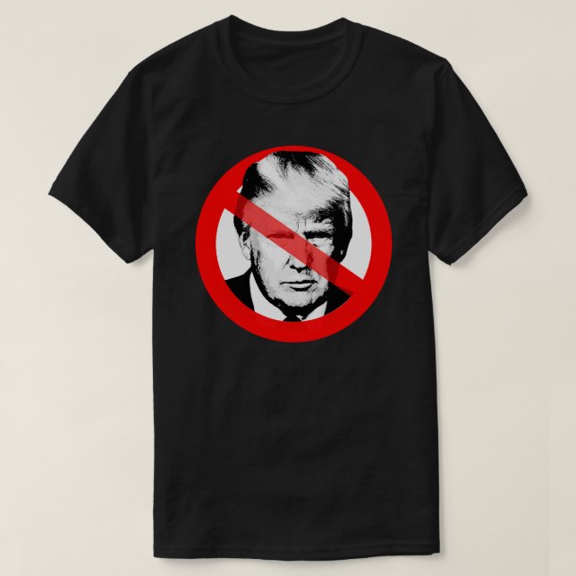 Camiseta Anti-Trump Cruzado (Frente do Design)