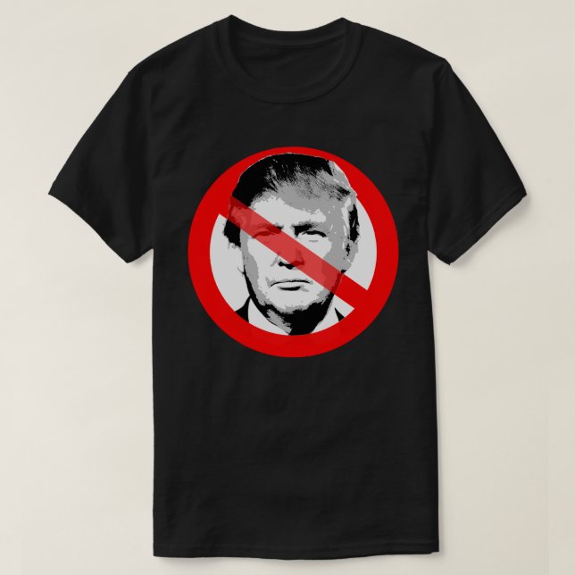 Camiseta Anti-Trump Cruzado (Frente do Design)