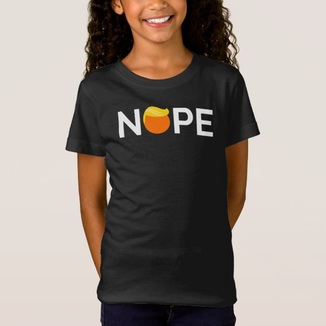 Camiseta Anti-Trump - Edição Nope (Frente)