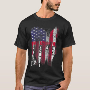 Camiseta Anti Trump Engraçado Mega Faça O Buraco Desaparece