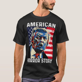 Camiseta Anti Trump Horror American Story Zombie Trump Hall