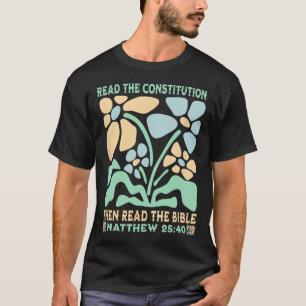 Camiseta Anti Trump Leia A Constituição E A Bíblia Mat