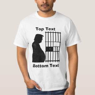 Camiseta Anti-Trump personalizável entra na prisão perdedor