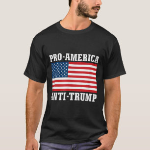 Camiseta Anti-trump Pro-américa