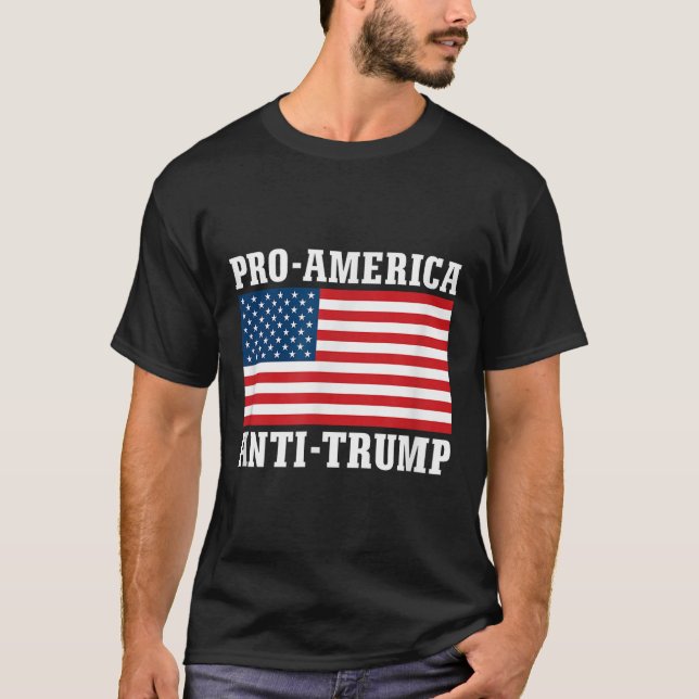 Camiseta Anti-trump Pro-américa (Frente)