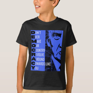 Camiseta Anti Trump Pró Democracia Resista! Progre