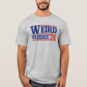 Camiseta Anti Trump Vance - Weird and Weirder 2024