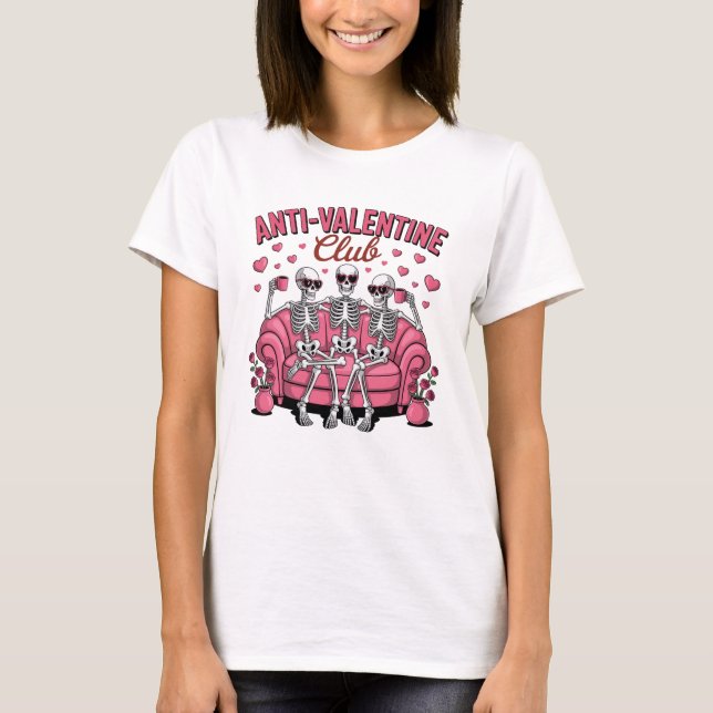 Camiseta Anti Valentine Club (Frente)