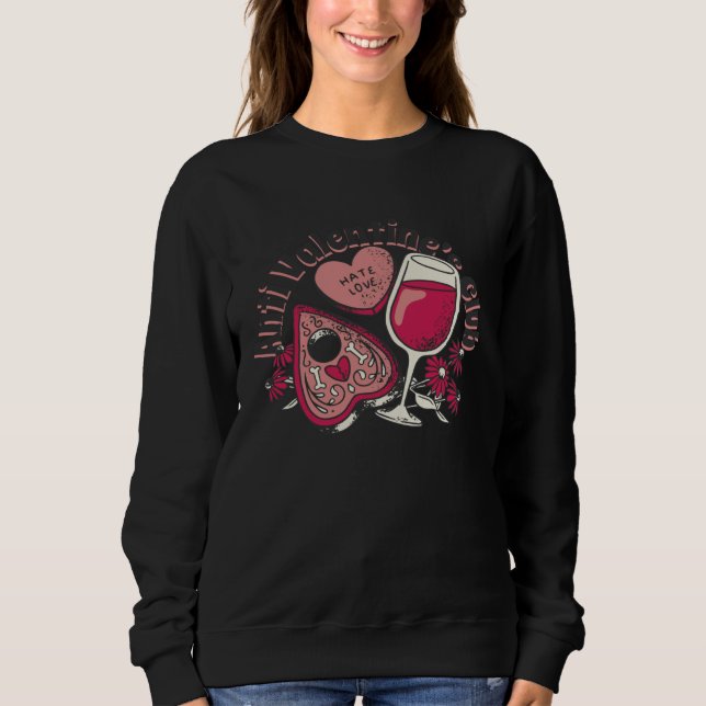 Camiseta Anti Valentine Valentine s Day Love Proof Darling  (Frente)