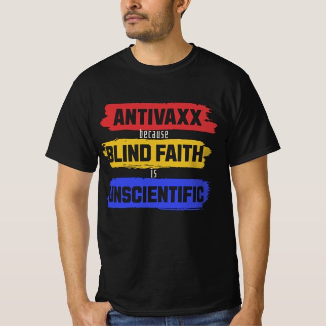 Camiseta Anti-Vaxx, Anti-Mandato, Antivacina, Anti-Vaxx (Frente)