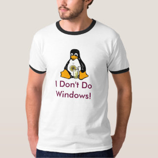 Camiseta Anti-Windows Tux