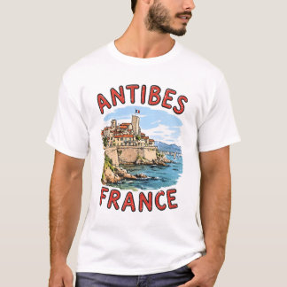 Camiseta Antibes França Resort Cidade Retro