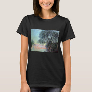 Camiseta Antibos pela manhã por Claude Monet