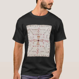 Camiseta Anticristo acróstico medieval