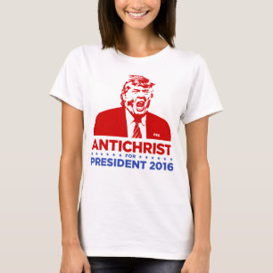 Camiseta ANTICRISTO do TRUNFO para o Tshirt do PRESIDENTE