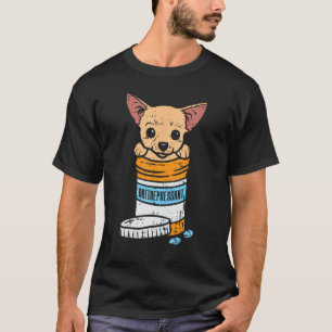 Camiseta Antidepressivo Chihuahua Cute Cão Chiwawa Ow