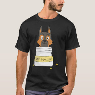 Camiseta Antidepressivo german shepherd