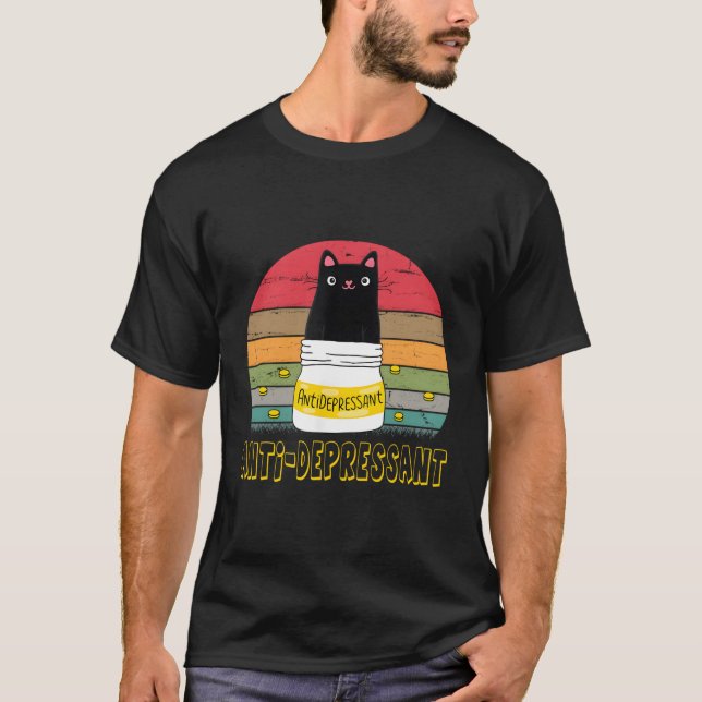 Camiseta Antidepressivos Cat (Frente)