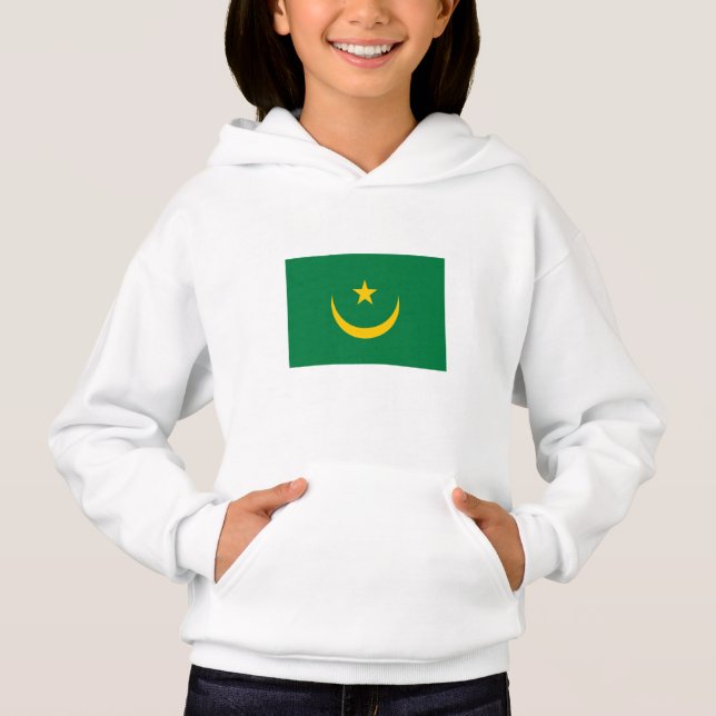 Camiseta Antiga bandeira da Mauritânia (Frente)