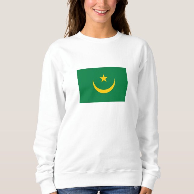 Camiseta Antiga bandeira da Mauritânia (Frente)