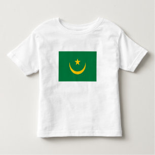 Camiseta Antiga bandeira da Mauritânia