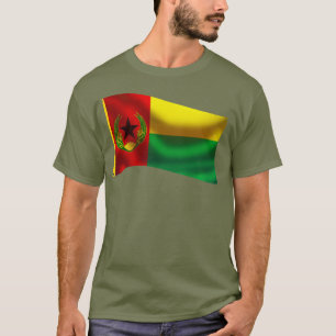 Camiseta Antiga bandeira de Cabo Verde Onda