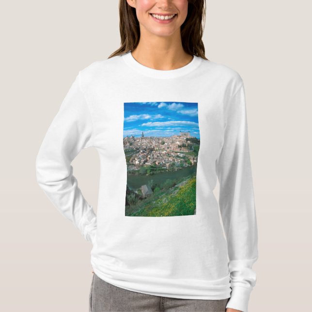 Camiseta Antiga cidade de Toledo, Espanha. (Frente)