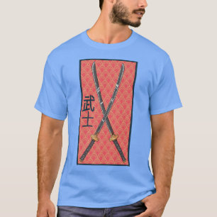 Camiseta Antiga cultura japonesa Samurai Vintage Katana 