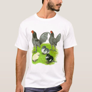 Camiseta Antiga família de jogos azuis em inglês