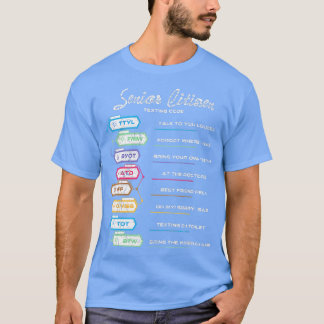 Camiseta Antiga Pessoas de mensagens de texto idosas Mais v