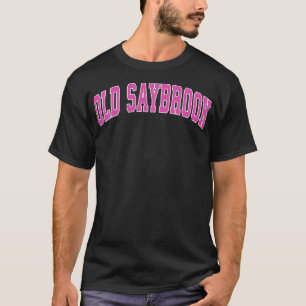 Camiseta Antiga Saybrook Connecticut CT Design de Esportes