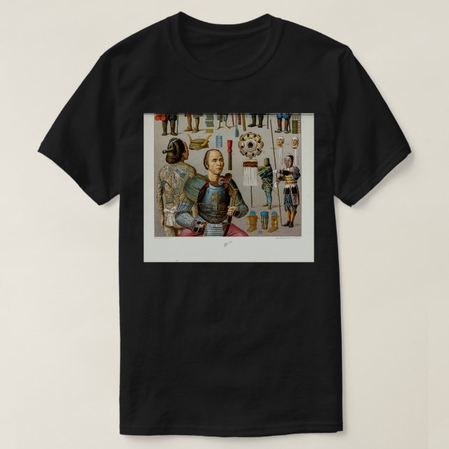 Camiseta Antigas armas de moda japonesas e acessórios 4 (Frente do Design)