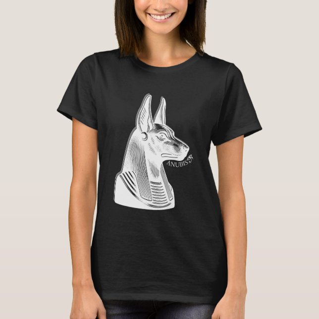Camiseta Antigo Deus Egípcio Anubis Olho De Horus Kemet Egy (Frente)