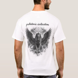 Camiseta Antigo egípcio da Camisa-T Mística Faraó Masculina