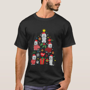 Camiseta Antigo Enfeites de natal Sheepdog Sheepdog Tr