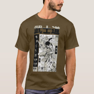 Camiseta Antigo espadachim Bushido Katana, Samurai japonês