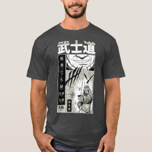 Camiseta Antigo espadachim Bushido Katana, Samurai japonês