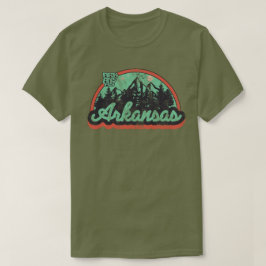 Camiseta Antigo Estado do Arkansas