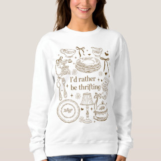 Camiseta Antigo Eu Preferiria Estar Procurando em Brechós L