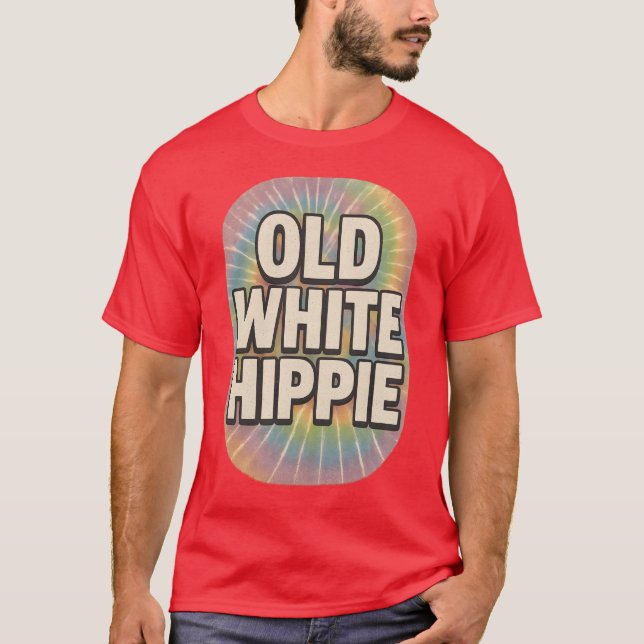 CAMISETA ANTIGO HIPPIE BRANCO (Frente)