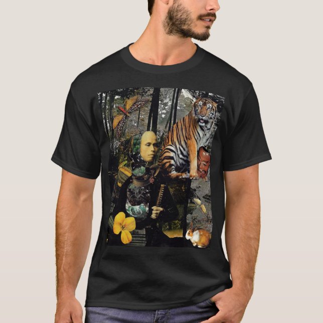 Camiseta Antigo Japão Histórico de Samurai Bushido Katana (Frente)
