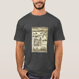 Camiseta Antigo Mapa de Limnos (Isle De Stalimene)