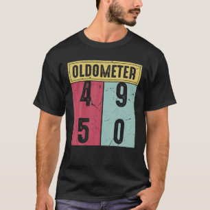 Camiseta Antigo Metro 50 Anos Engraçado Birthda De 49-50 An