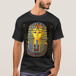 Camiseta Antigo Pharaoh Tutankhamun Dourado Máscara do Egit
