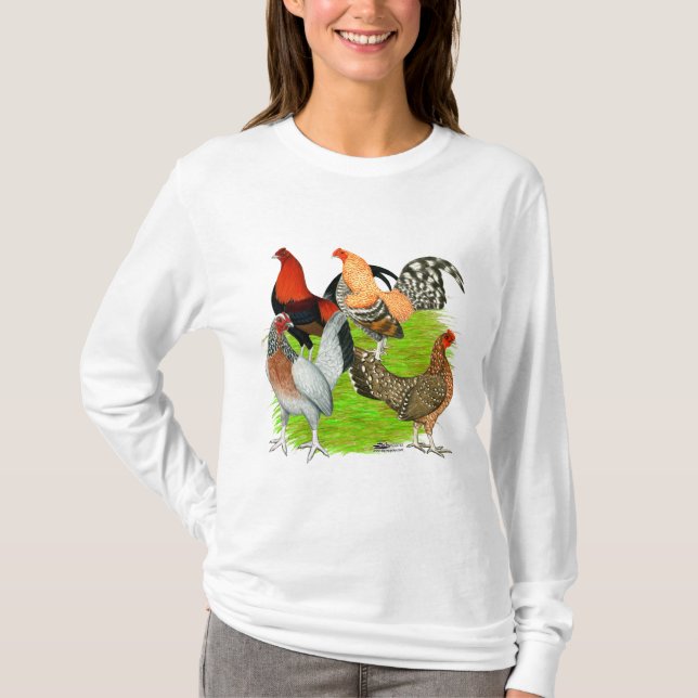Camiseta Antigo Quarteto de Jogo Inglês (Frente)