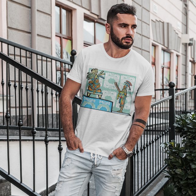 Camiseta Antigo Rei e Guerreiro Maia (Criador carregado)