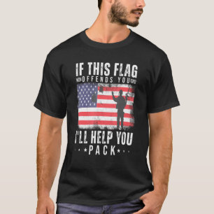 Camiseta Antigo Se Esta Bandeira O Ofende Eu Vou Ajudar a F