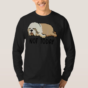 Camiseta Antigo Sheepdog Mãe Dia de as mães